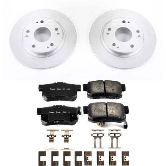 Power Stop Rear Z17 Evolution Geomet Coated Brake Kit Honda CR-Z 2011-2015 | CRK5860