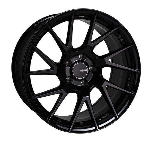 Enkei TM7 17x9 5x114.3 35mm Offset 72.60 Bore Black Wheel