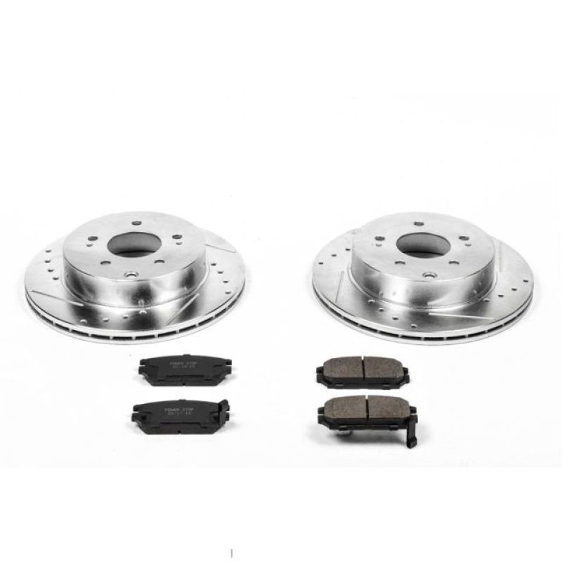 Power Stop Rear Z23 Evolution Sport Brake Kit Mitsubishi Eclipse 2006-2012 / Galant 2007-2009 | K3079