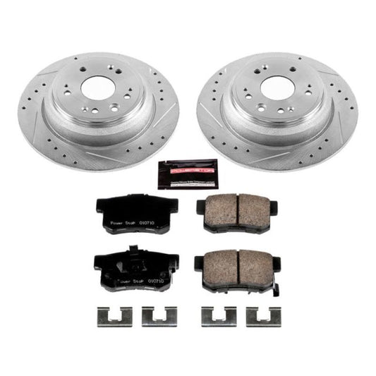 Power Stop Rear Z23 Evolution Sport Brake Kit Honda Accord Crosstour 2010-2011 / Crosstour 2012-2015 | K5859