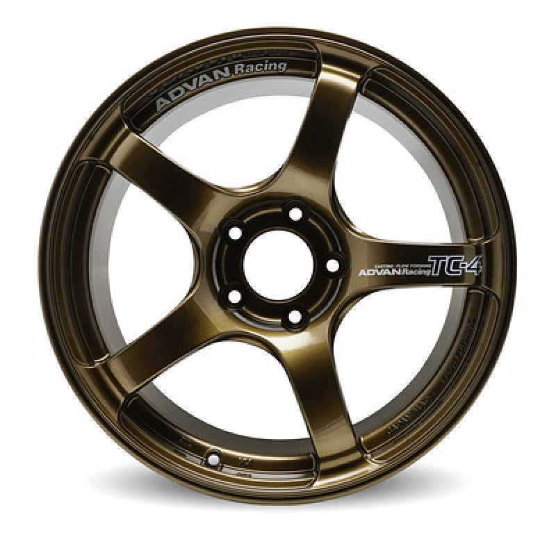 Advan TC4 16x8.0 +38 4-100 Umber Bronze Metallic Wheel | No Ring