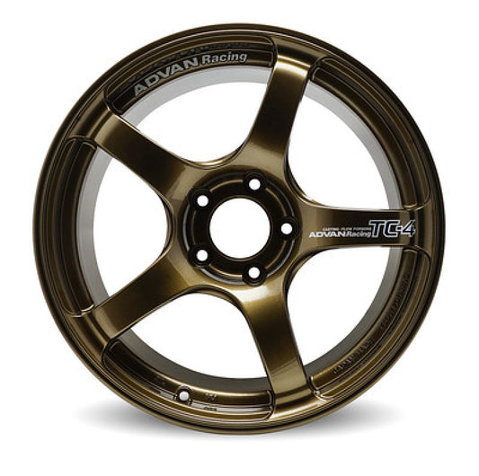 Advan TC4 15x8.0 +28 4-100 Umber Bronze Metallic Wheel | No Ring