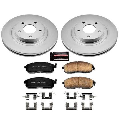 Power Stop Front Z17 Evolution Geomet Coated Brake Kit Infiniti I35 2002-2004 / Nissan Altima 2002-2006 / Maxima 2002-2003 | CRK2282