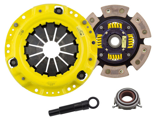 ACT HD/Race Sprung 6 Pad Clutch Kit Toyota Corolla 1986-1991 / MR2 1985 / Paseo 1992-1998 / Tercel 1991-1998 | TL2-HDG6