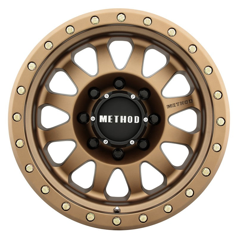 Method MR304 Double Standard 17x8.5 0mm Offset 8x170 130.81mm CB Method Bronze Wheel | MR30478587900