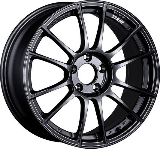 SSR GTX04 18×7.5 5x100 48mm Offset Dark Gunmetal Wheel