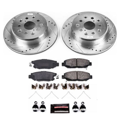 Power Stop Rear Z23 Evolution Sport Brake Kit Lexus GS300 1993-1997 / Toyota Supra 1993-1998 | K1080