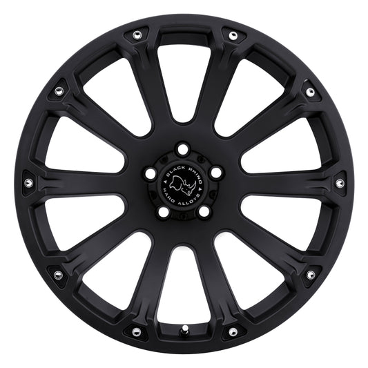 Black Rhino Sidewinder 17x9.0 5x114.3 ET-12 CB 76.1 Matte Black Wheel