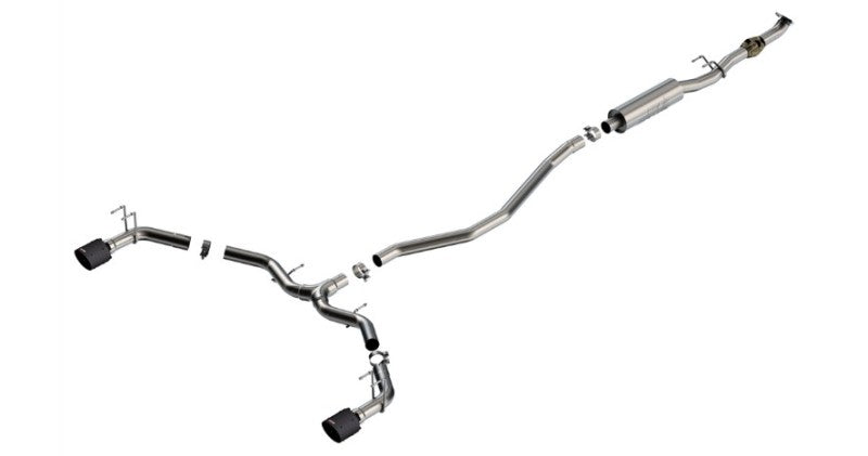 Borla 2023 Integra/22-23 Civic Si 1.5L 4 CYL. MT FWD 4DR 2.50in S-Type Catback Exhaust Carbon Fiber | 140922CFBA