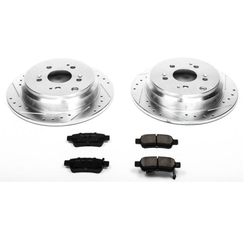 Power Stop Rear Z23 Evolution Sport Brake Kit Honda Odyssey 2005-2010 | K4604