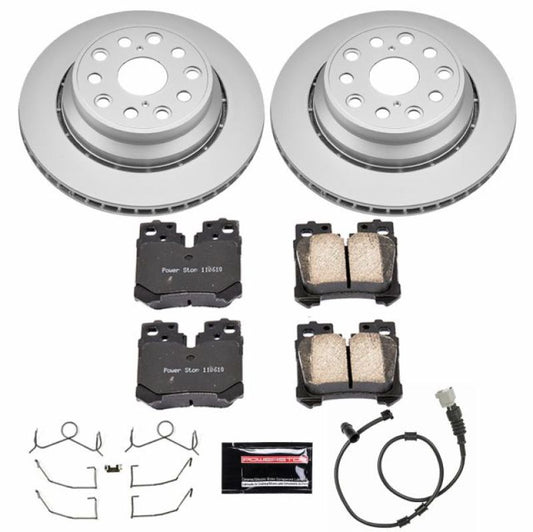 Power Stop Rear Z17 Evolution Geomet Coated Brake Kit Lexus LS460 2007-2009 | CRK4689