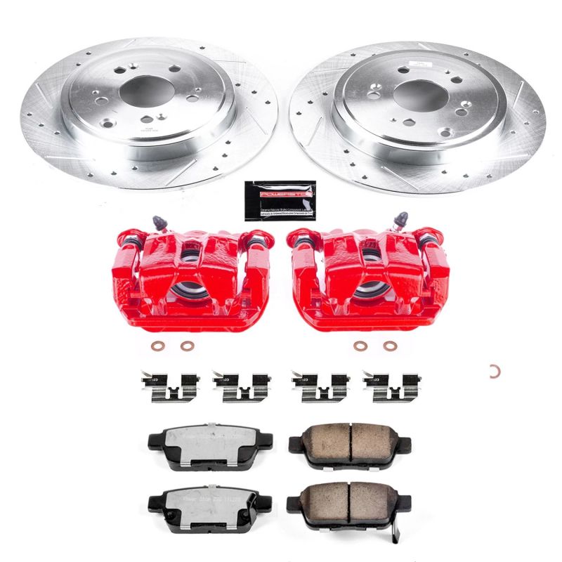 Power Stop Rear Z36 Truck & Tow Brake Kit w/ Calipers Honda Ridgeline 2006-2014 | KC2431-36