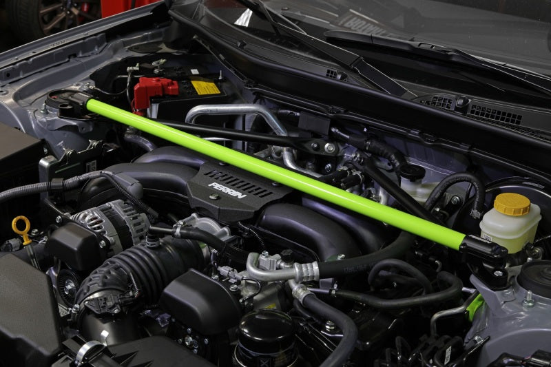 Perrin 13-22 BRZ / 13-16 FRS / 17-21 GT86 / 2022 GR86 Front Strut Tower Bar Neon Yellow | PSP-SUS-066NY