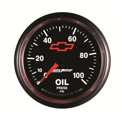 Autometer Sport-Comp II GM 52mm 0-100 PSI Mechanical Oil Pressure Gauge Universal | 3621-00406