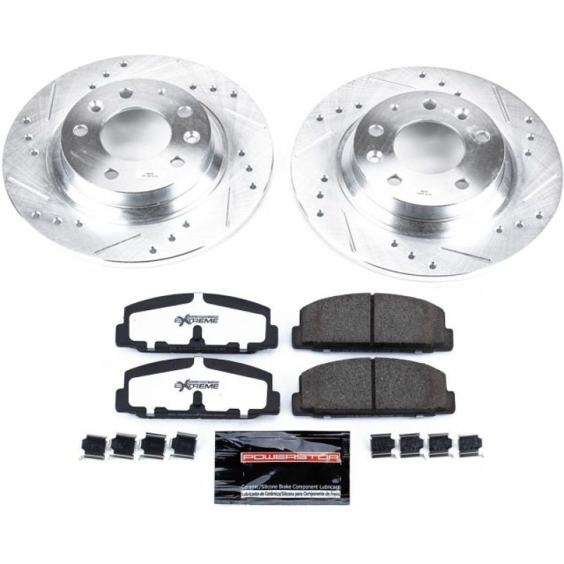 Power Stop Rear Z26 Street Warrior Brake Kit Mazda 6 2003-2005 | K2452-26