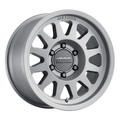 Method MR704 16x8 0mm Offset 6x120 67mm CB Matte Titanium Wheel