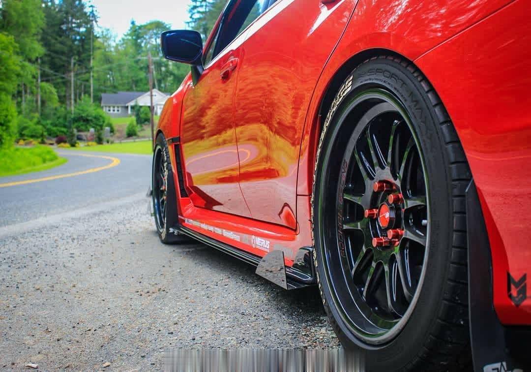 AeroFlowDynamics 15-21 Subaru WRX/STI Side Skirt Extension V2