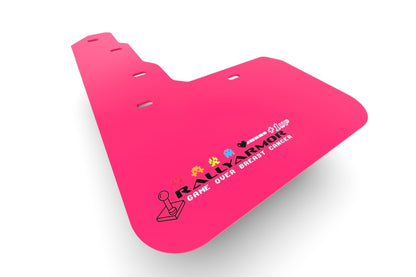 Rally Armor 05-09 Subaru Legacy & OB Pink Mud Flap BCE Logo | MF4-BCE22-PK-BLK