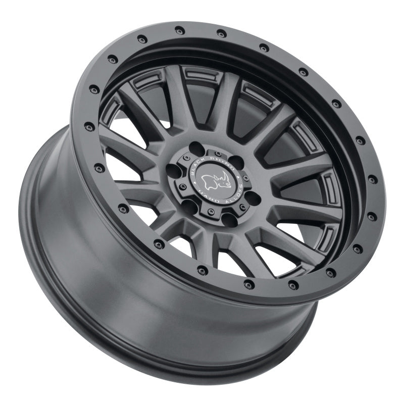 Black Rhino Dugger 17x8.5 5x114.3 ET-18 CB 76.1 Gun Black Wheel