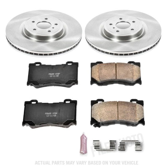 Power Stop Front Autospecialty Brake Kit Infiniti FX50 2009-2013 / G37 2008-2013 / M35h 2013 / M37 2011-2013 / Q50 2014-21 / Q60 2014-21 / Q70 2014-2019 / Q70L 15-2019 / QX70 2014 / Nissan 350Z 2009 / 370Z 2009-2019 | KOE2915