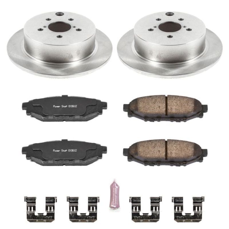 Power Stop 16-18 Subaru Crosstrek Rear Autospecialty Brake Kit | KOE6107