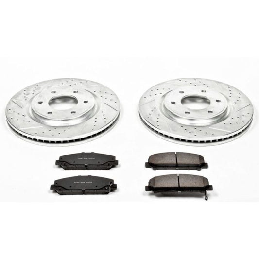 Power Stop Front Z23 Evolution Sport Brake Kit Infiniti QX56 2008-2010 / Nissan Armada 2007-2011 / Titan 2008-2010 | K2961