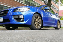 Rally Armor UR Blue Mud Flap w/ White Logo WRX 15-2018 / STI 15-2018 | MF32-UR-BL/WH