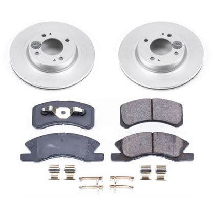 Power Stop Front Z17 Evolution Geomet Coated Brake Kit Mitsubishi Mirage 2017-2020 / Mirage G4 2017-2020 | CRK7894