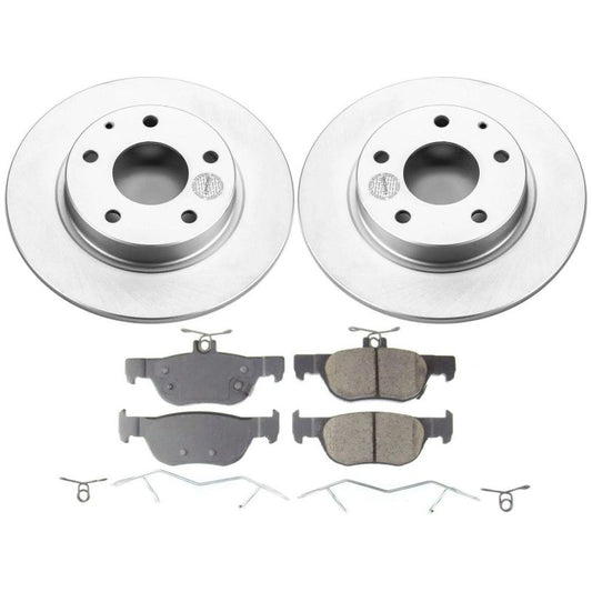 Power Stop Rear Z17 Evolution Geomet Coated Brake Kit Mazda Mazdaspeed 3 2019-21 / CX-30 2020-21 | CRK8334