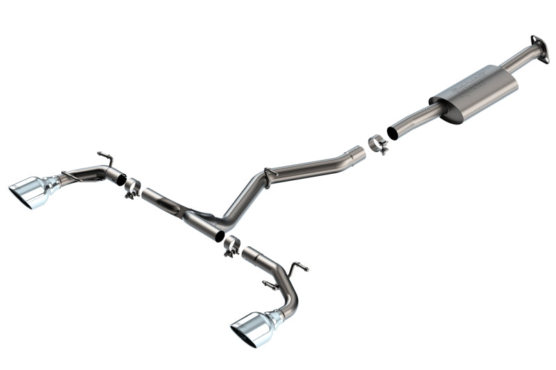 Borla 22-23 BRZ/2.4L RWD GR86 AT/MT S-Type Catback Exhaust - Polished Tips | 140909