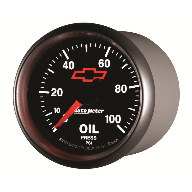 Autometer Sport-Comp II GM 52mm 0-100 PSI Mechanical Oil Pressure Gauge Universal | 3621-00406