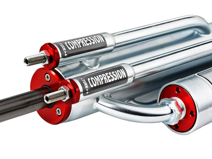 aFe Sway-A-Way 2.5 Bypass Shock 3-Tube w/ Piggyback Res. Left Side 14in Stroke Universal | 56000-0314-3L