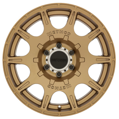 Method MR308 Roost 17x8.5 0mm Offset 6x135 87mm CB Method Bronze Wheel