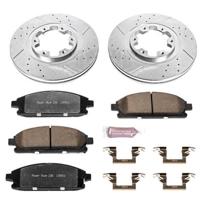 Power Stop Front Z36 Truck & Tow Brake Kit Infiniti QX4 1997-2003 / Nissan Pathfinder 1998-2004 | K2279-36