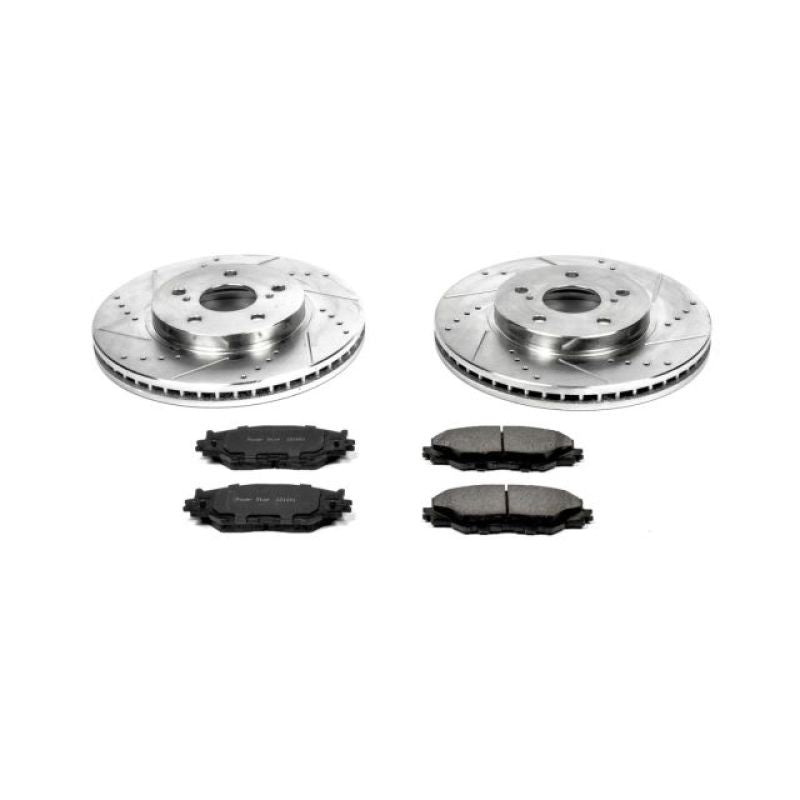 Power Stop Front Z23 Evolution Sport Brake Kit Lexus IS250 2006-2015 | K2406