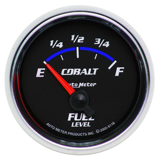 Autometer Cobalt 52mm 240 E/33 F SSE Fuel Level Gauge Universal | 6116