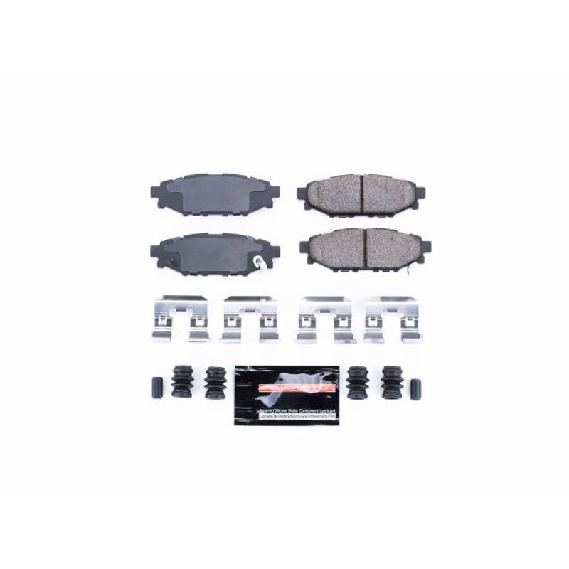 Power Stop 13-16 Subaru BRZ Rear Z23 Evolution Sport Brake Pads w/Hardware | Z23-1114