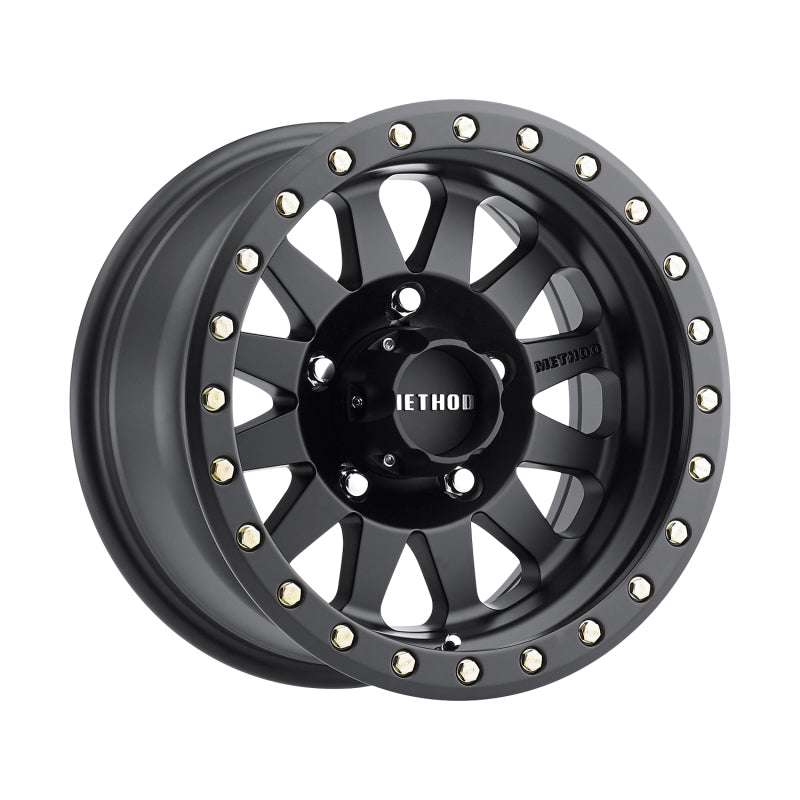 Method MR304 Double Standard 20x10 -18mm Offset 5x5 94mm CB Matte Black Wheel