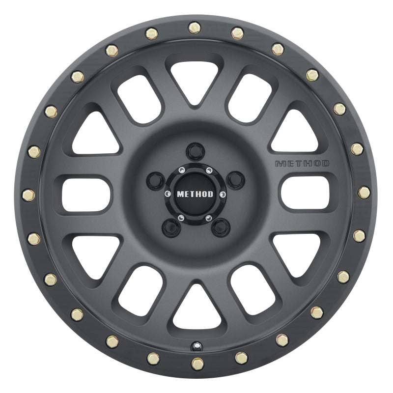 Method MR309 Grid 18x9 0mm Offset 5x150 116.5mm CB Titanium/Black Street Loc Wheel