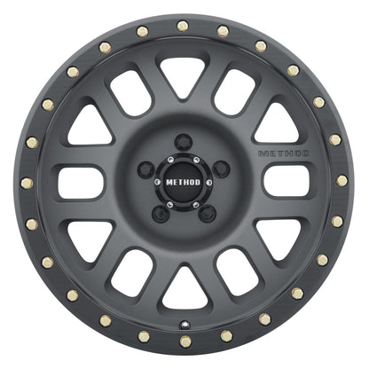 Method MR309 Grid 18x9 0mm Offset 5x150 116.5mm CB Titanium/Black Street Loc Wheel