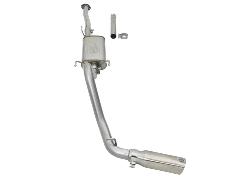 aFe MACH Force XP Cat-Back Stainless Steel Exhaust Syst w/Polished Tip Toyota Tacoma L4-2.7L 2005-2012 | 49-46031-P
