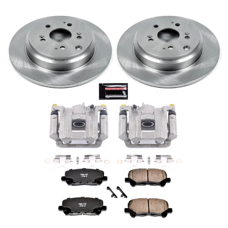 Power Stop Rear Autospecialty Brake Kit w/ Calipers Honda Pilot 2012-2015 | KCOE5839