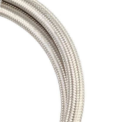 Mishimoto 6Ft Stainless Steel Braided Hose w/ 12AN Fittings Stainless Universal | MMSBH-1272-CS