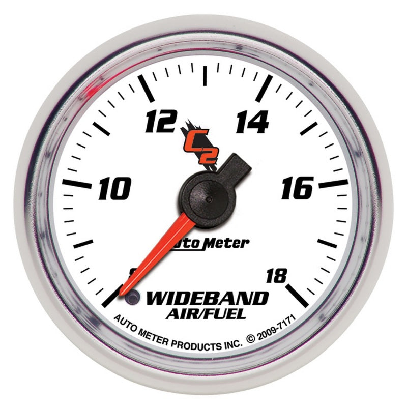 Autometer C2 2-1/16in Full Sweep Electronic 8:1-18:1 Air / Fuel Ratio Gauge Universal | 7171