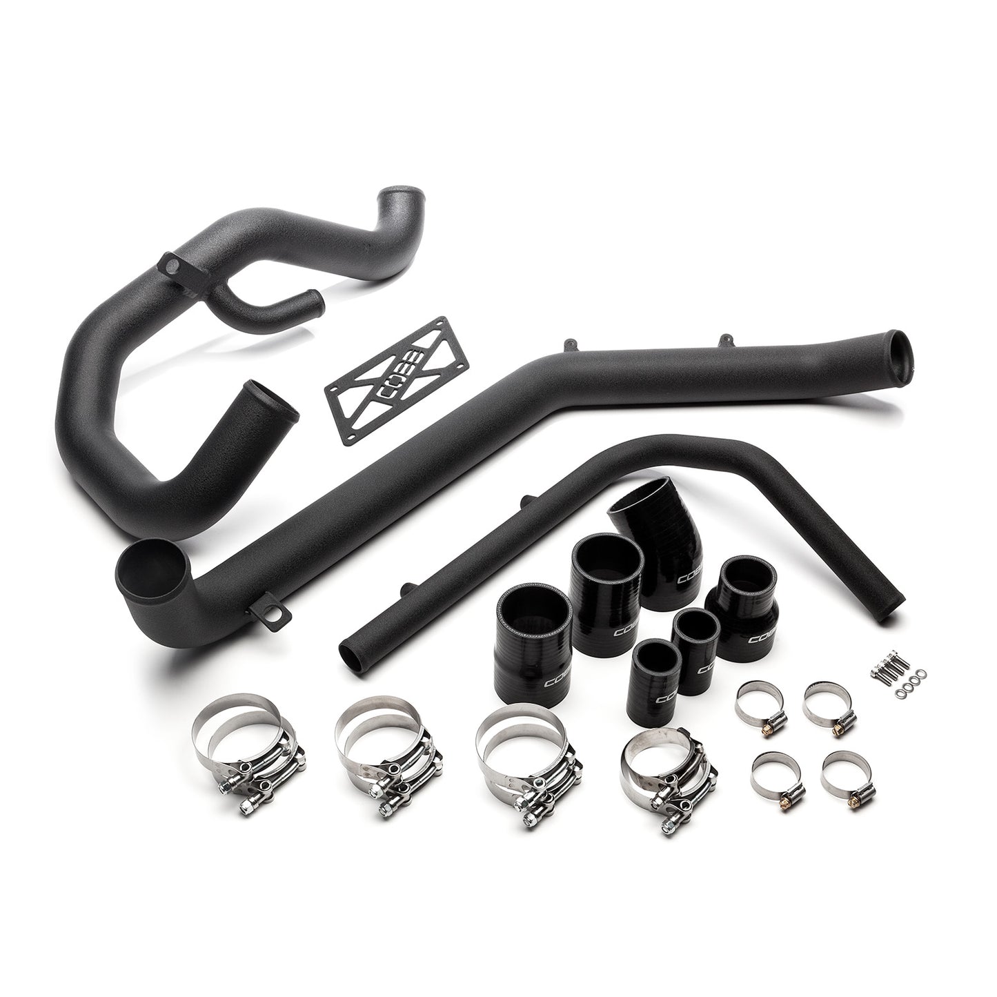 Cobb Stealth Black Intercooler Hard Pipe Kit Mitsubishi EVO X 2008-2015 | 752550BK