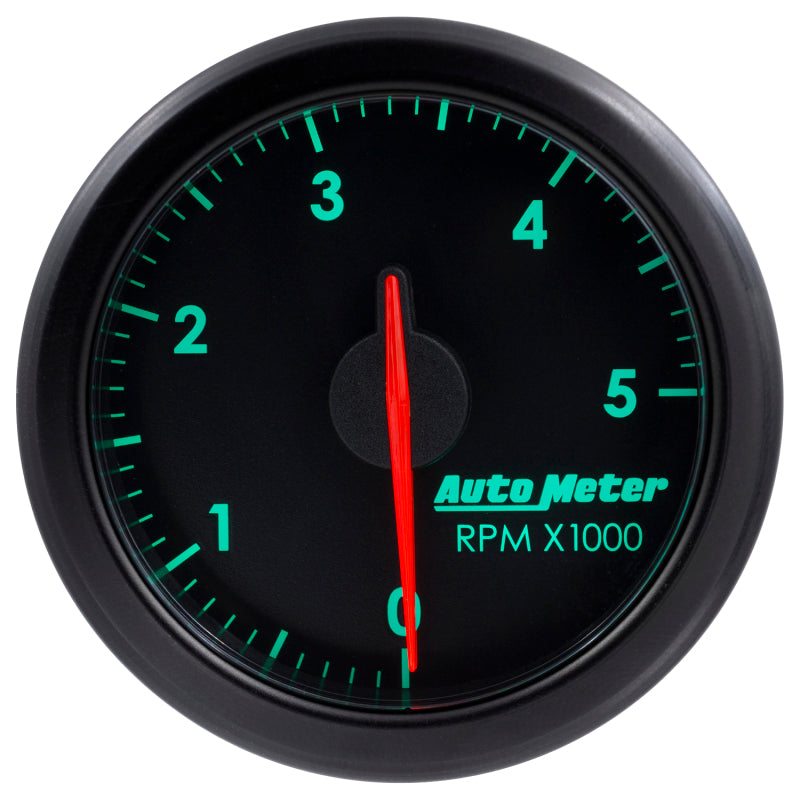 Autometer Airdrive 2-1/6in Tachometer Gauge 0-5K RPM Black Universal | 9198-T