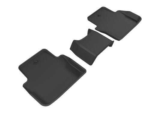 3D MAXpider 15-20 Acura TLX Kagu 2nd Row Floormats - Black | L1AC00921509