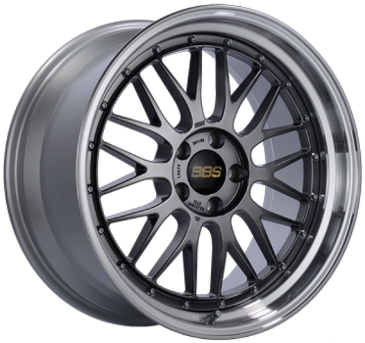 BBS LM 19x9.5 5x120 ET35 Diamond Black Center Diamond Cut Lip Wheel -82mm PFS/Clip Required | LM228DBPK