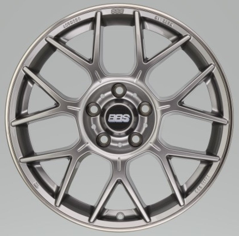 BBS XR 18x8 5x100 ET45 Gloss Platinum Wheel - 70mm PFS/Clip Required | XR0108PG