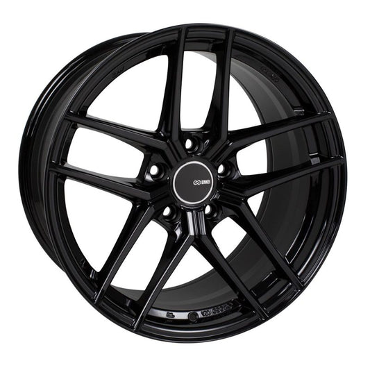 Enkei TY5 19x8.5 5x114.3 50mm Offset 72.6mm Bore Black Wheel